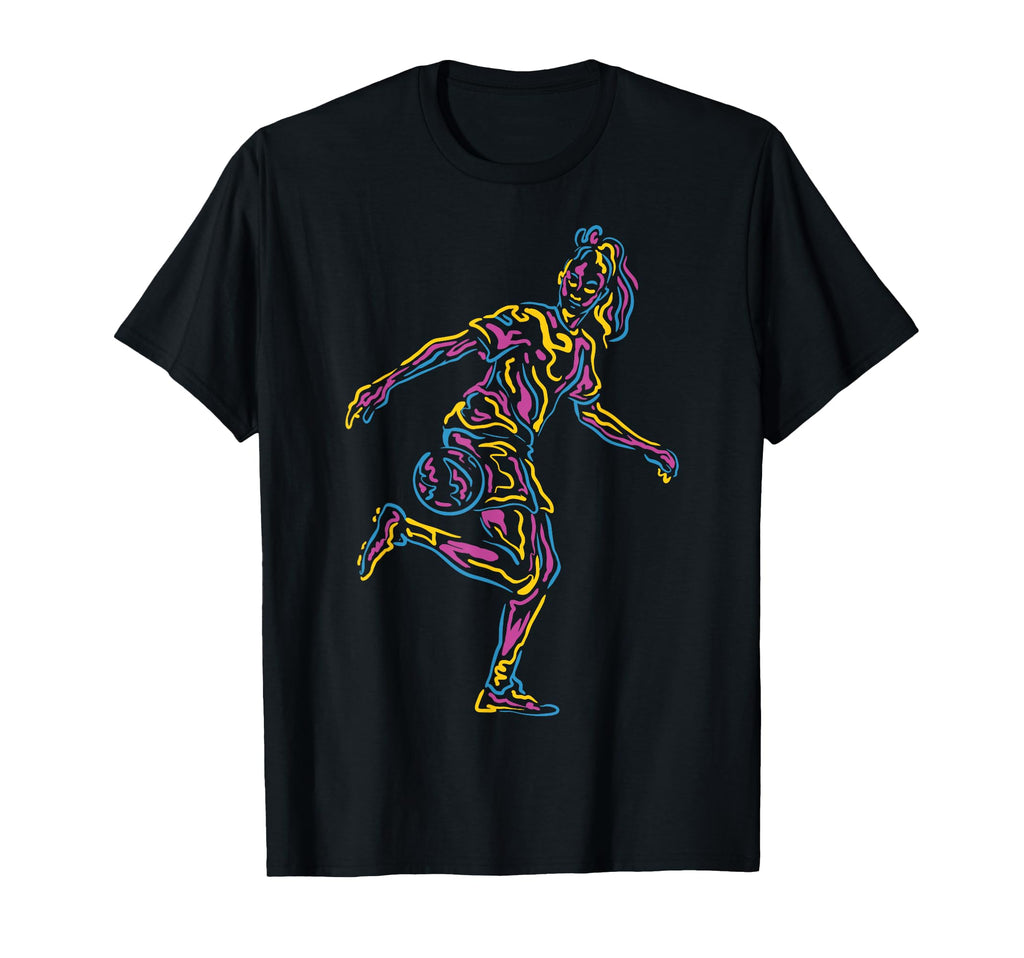 Soccer Player Motion T-Shirt - Custom Art Print Unisex - T-Shirt, Sweatshirt, Hoodie