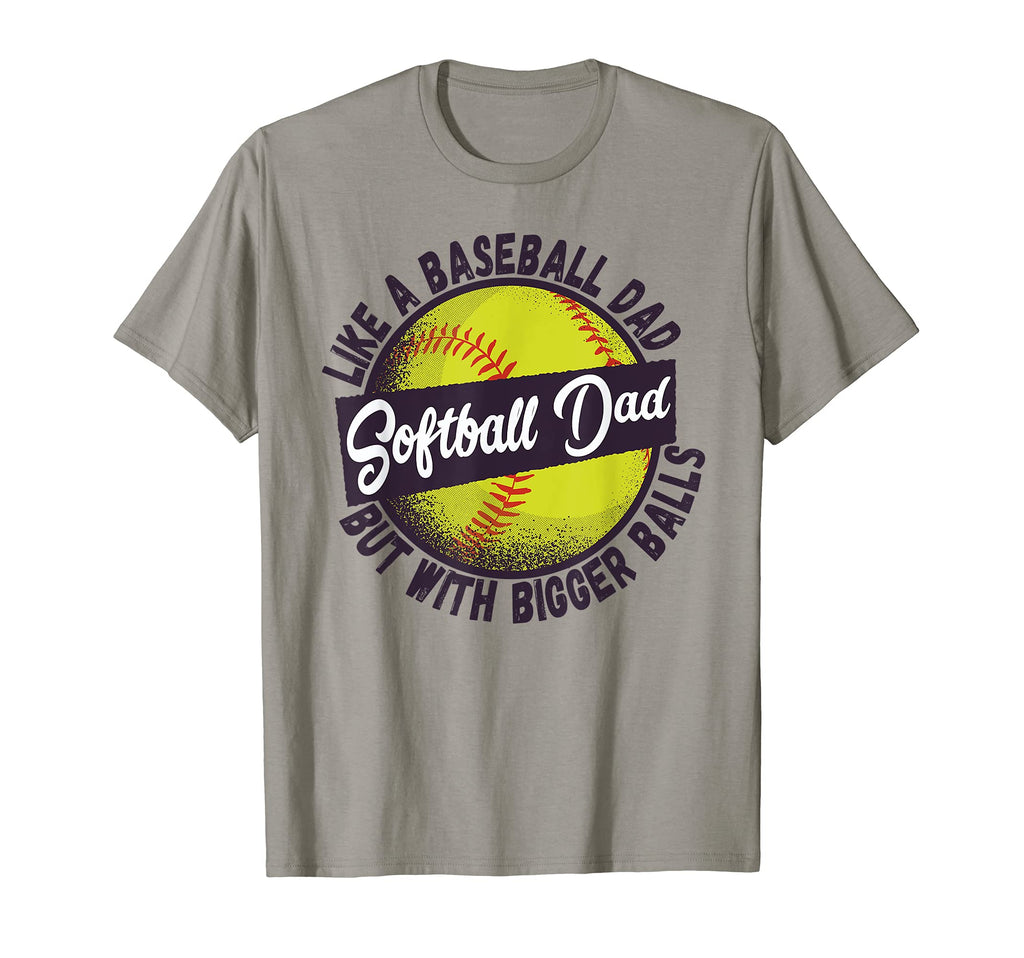 Mens Softball Dad Like Baseball Dad T-Shirt - Minimalist Print Men Women - T-Shirt, Sweatshirt, Hoodie