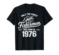 Funny Fishing Fishermen Are Born 1976 T-Shirt - Custom Art Print Unisex - T-Shirt, Sweatshirt, Hoodie