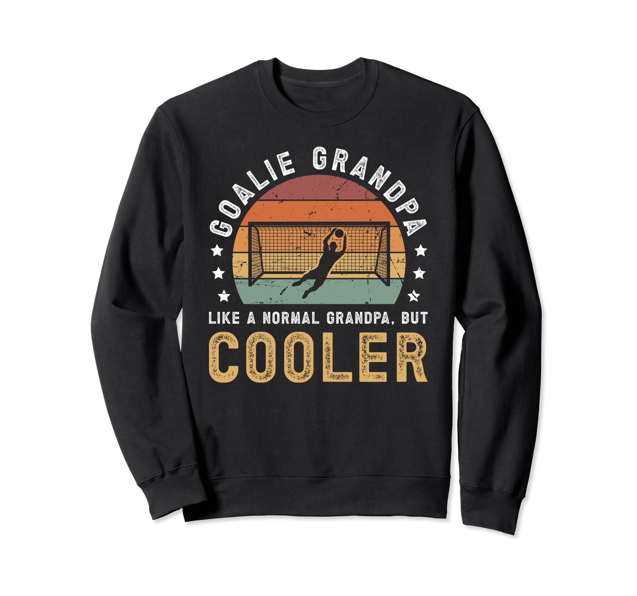 Soccer Goalie Grandpa Soccer Sweatshirt - Graphic Print for Adults - T-Shirt, Sweatshirt, Hoodie