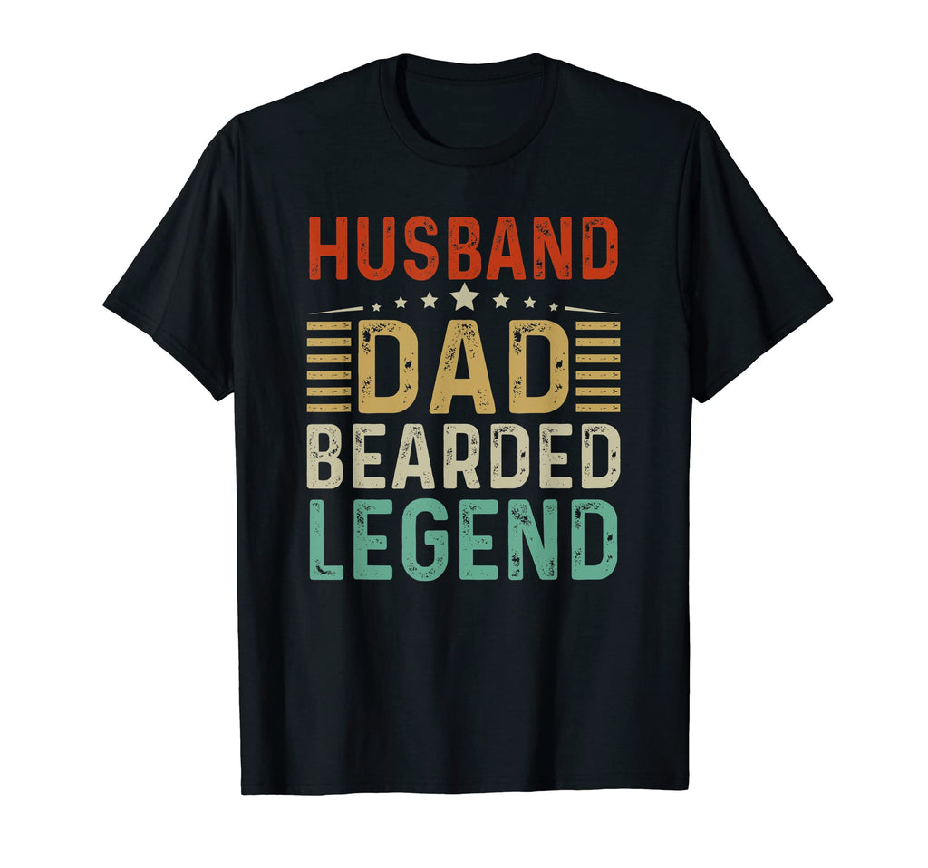 Bearded Husband Dad Bearded Legend T-Shirt - Fun Novelty Design Unisex - T-Shirt, Sweatshirt, Hoodie