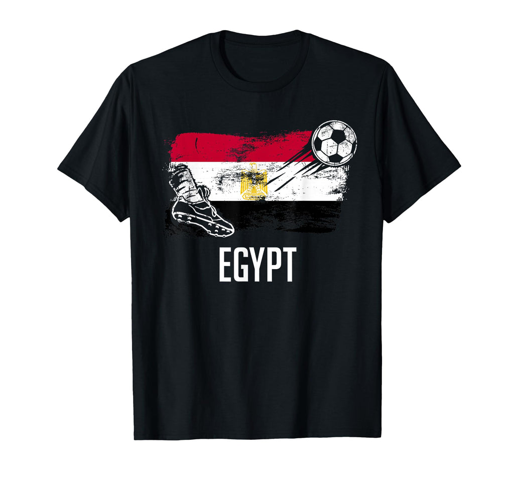 Egypt Flag Egyptian Soccer Flag T-Shirt - Minimalist Print Men Women - T-Shirt, Sweatshirt, Hoodie