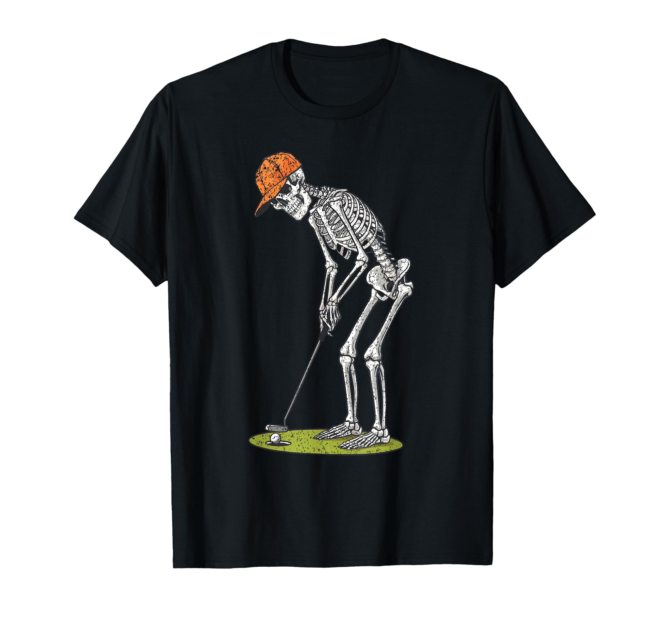 Skeleton Golf Halloween Golfer T-Shirt - Fun Novelty Design for Adults - T-Shirt, Sweatshirt, Hoodie