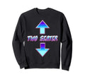 Funny Two Seater Arrow Dad Joke Sweatshirt - Trendy Graphic for Adults - T-Shirt, Sweatshirt, Hoodie