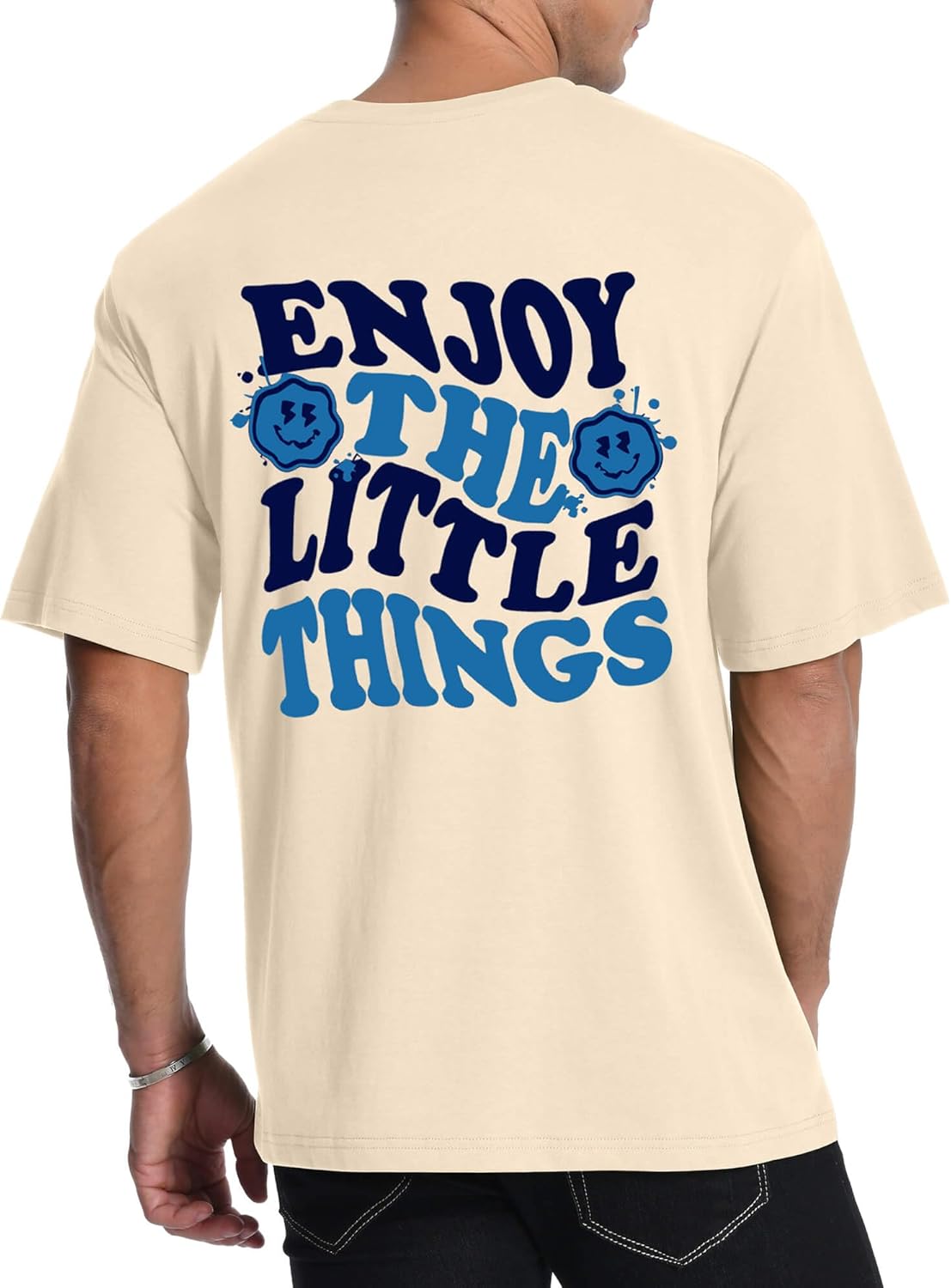 Mens Graphic Smile Letter Print Short Sleeve Novelty - Adult & Kids T-Shirts, Sweatshirts & Hoodies apparel design preview 1