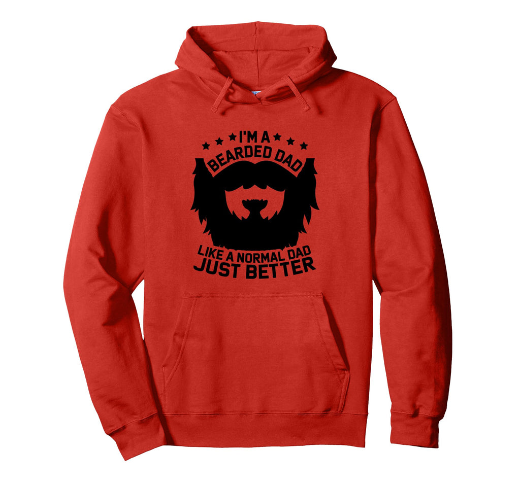 Im Bearded Dad Like Normal Dad Hoodie - Casual Everyday Wear for Adults - T-Shirt, Sweatshirt, Hoodie