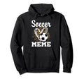 Soccer Meme Leopard Heart Matching Family Hoodie - Trendy Graphic Unisex - T-Shirt, Sweatshirt, Hoodie