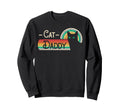 Cat Daddy Cats Cat Lover Dad Sweatshirt - Minimalist Print for Adults - T-Shirt, Sweatshirt, Hoodie