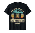 Myth Legend Dad Arm Wrestling T-Shirt - Graphic Print Unisex - T-Shirt, Sweatshirt, Hoodie