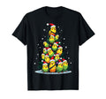 Shell Parakeet Tree Lights Santa Hats Hoodie - Unique Graphic for Adults - T-Shirt, Sweatshirt, Hoodie