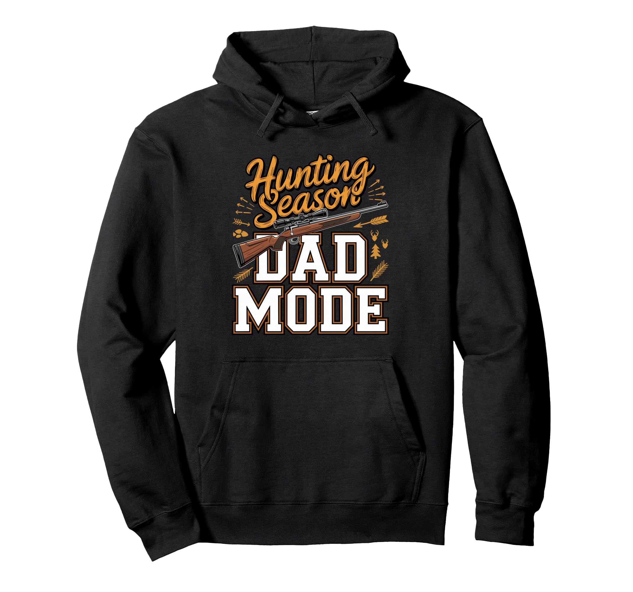 Hunting Season Dad Mode Outdoor Hoodie - Casual Everyday Wear for Adults - T-Shirt, Sweatshirt, Hoodie