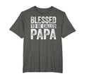 Blessed To Be Called Papa Fathers Day T-Shirt - Minimalist Print for Adults - T-Shirt, Sweatshirt, Hoodie