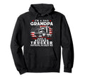 Im Dad Grandpa And Trucker Nothing Scares Hoodie - Custom Art Print Unisex - T-Shirt, Sweatshirt, Hoodie