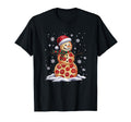 Pizza Snowman Santa Hat Pizza Party T-Shirt - Trendy Graphic Men Women - T-Shirt, Sweatshirt, Hoodie