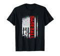 Baseball American Flag Baseball Lover T-Shirt - Novelty Apparel for Adults - T-Shirt, Sweatshirt, Hoodie