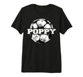 Mens Soccer Poppy Sketch Split Soccer T-Shirt - Custom Art Print Men Women - T-Shirt, Sweatshirt, Hoodie