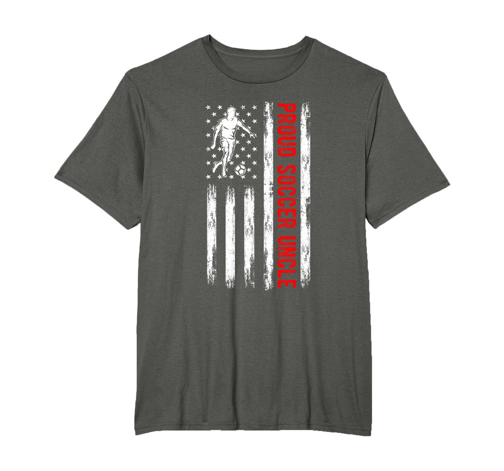 Proud Soccer Uncle Usa Flag Family T-Shirt - Streetwear Style Men Women - T-Shirt, Sweatshirt, Hoodie