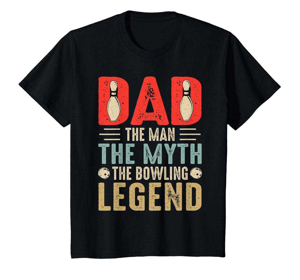 Dad Myth Bowling Legend Funny Bowler Dad T-Shirt - Trendy Graphic Men Women - T-Shirt, Sweatshirt, Hoodie
