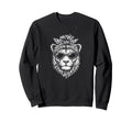 Lioness Head Outline Animal Lover Sweatshirt - Unique Graphic Men Women - T-Shirt, Sweatshirt, Hoodie