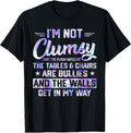 I'm Not Clumsy Sarcastic Women Men Boys Funny Saying - Adult & Kids T-Shirts, Sweatshirts & Hoodies apparel design preview 1