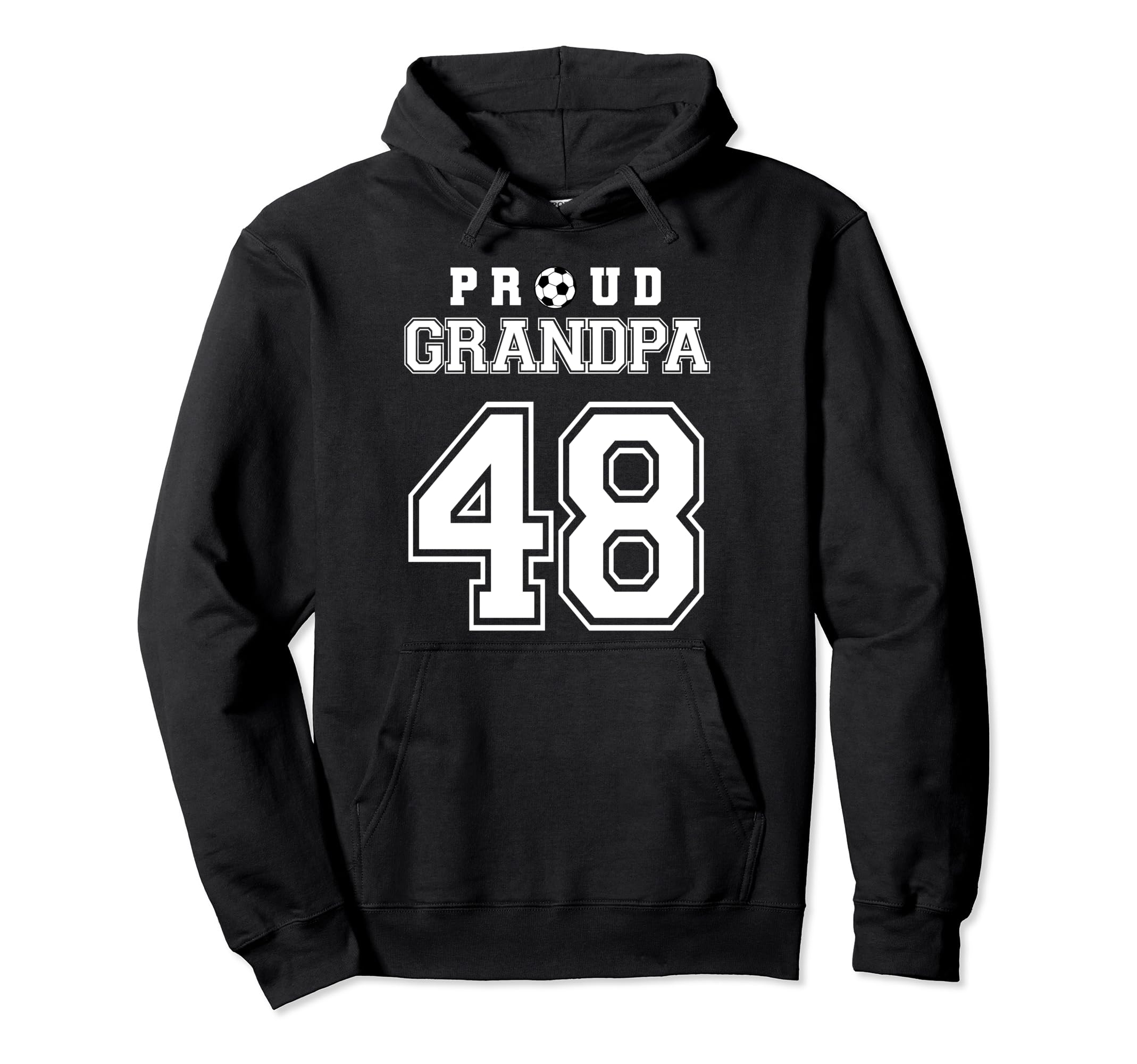 Number 48 Custom Proud Soccer Futbol Hoodie - Unique Graphic Men Women - T-Shirt, Sweatshirt, Hoodie