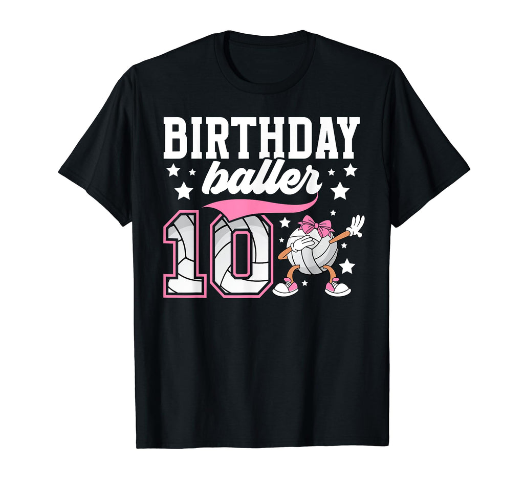 10Th Birthday Volleyball Ten Year Old T-Shirt - Trendy Graphic Men Women - T-Shirt, Sweatshirt, Hoodie