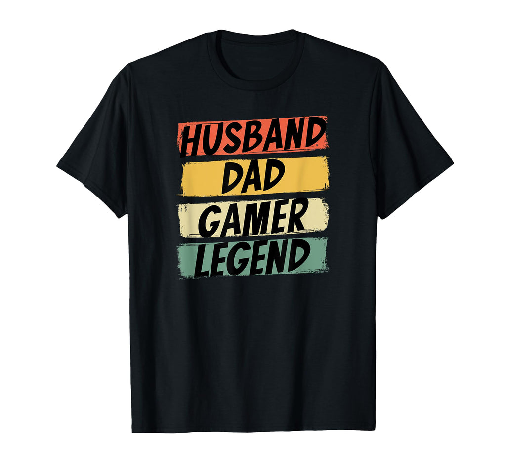 Gamer Dad Husband Dad Video Game Legend T-Shirt - Unique Graphic Unisex - T-Shirt, Sweatshirt, Hoodie