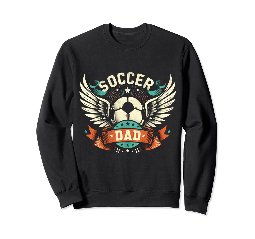 Soccer Dad Family Matching Dad Sweatshirt - Minimalist Print Men Women - T-Shirt, Sweatshirt, Hoodie