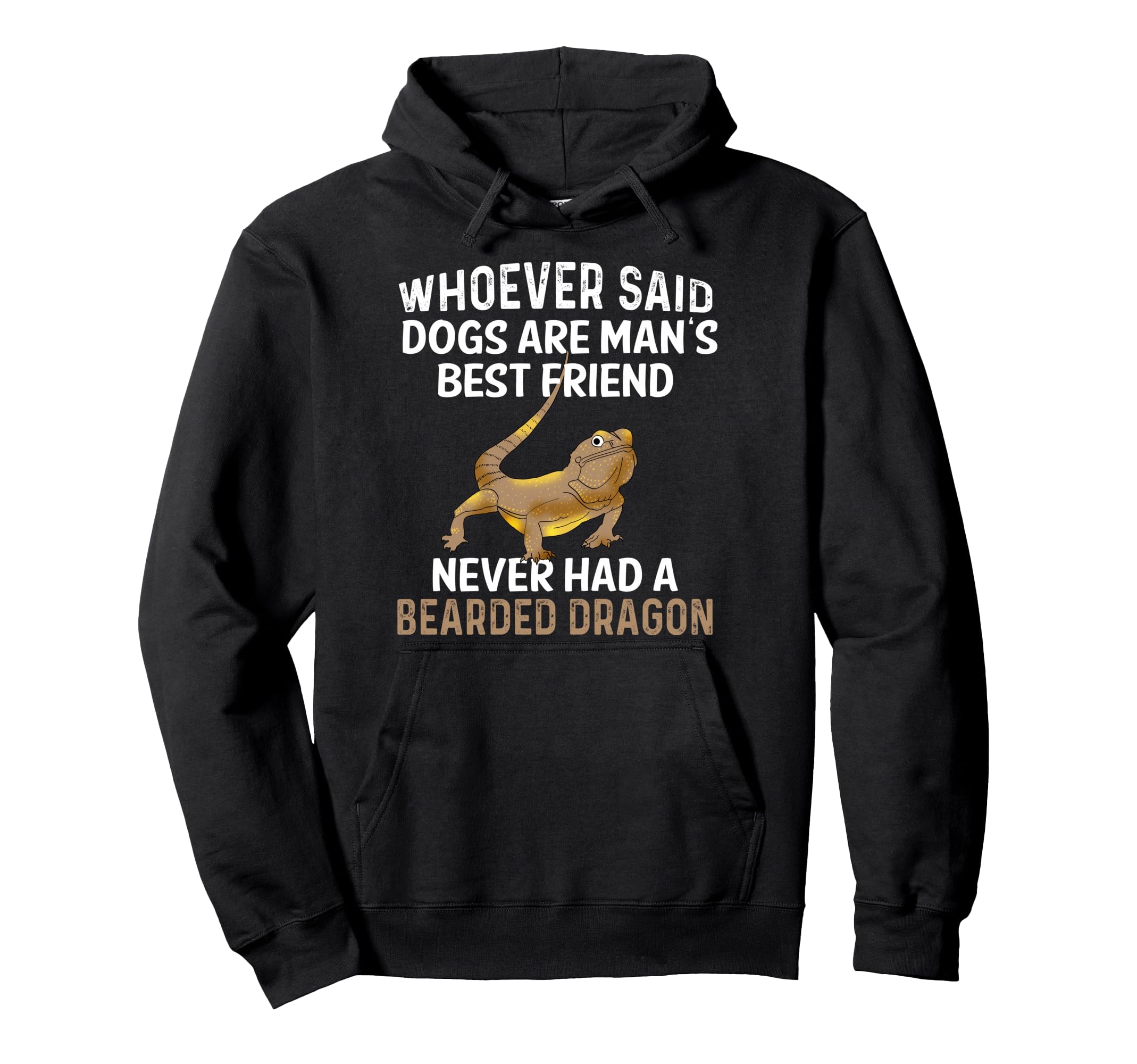 Funny Bearded Dragon Lizard Hoodie - Casual Everyday Wear Men Women - T-Shirt, Sweatshirt, Hoodie