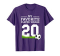 Soccer Number 20 Fan Mom Dad Grandma T-Shirt - Streetwear Style Unisex - T-Shirt, Sweatshirt, Hoodie