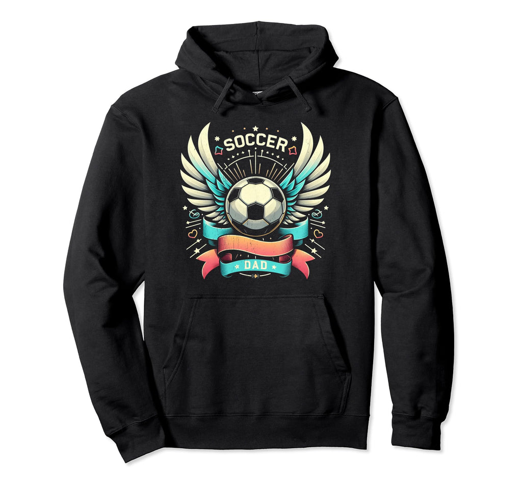 Soccer Dad Family Matching Dad Fathers Hoodie - Minimalist Print Men Women - T-Shirt, Sweatshirt, Hoodie