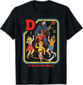 D is for Death Metal Grim Reaper Retro Humor - Adult & Kids T-Shirts, Sweatshirts & Hoodies apparel design preview 1