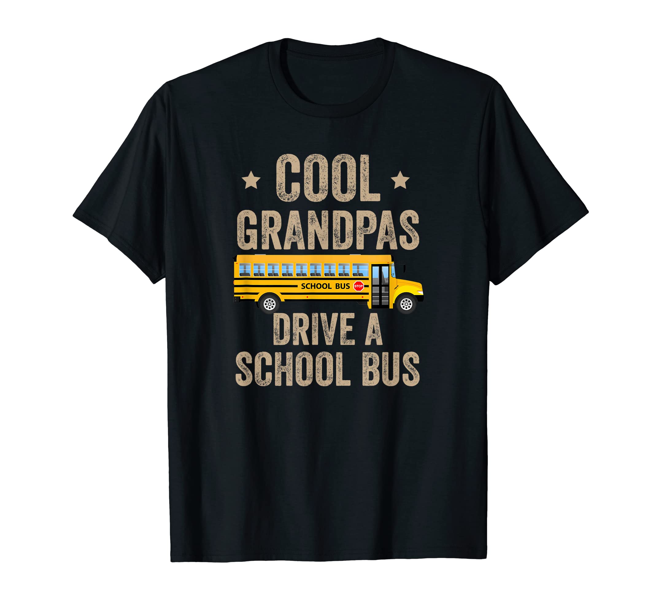 Grandpas Drive School Bus Driver T-Shirt - Trendy Graphic Men Women - T-Shirt, Sweatshirt, Hoodie