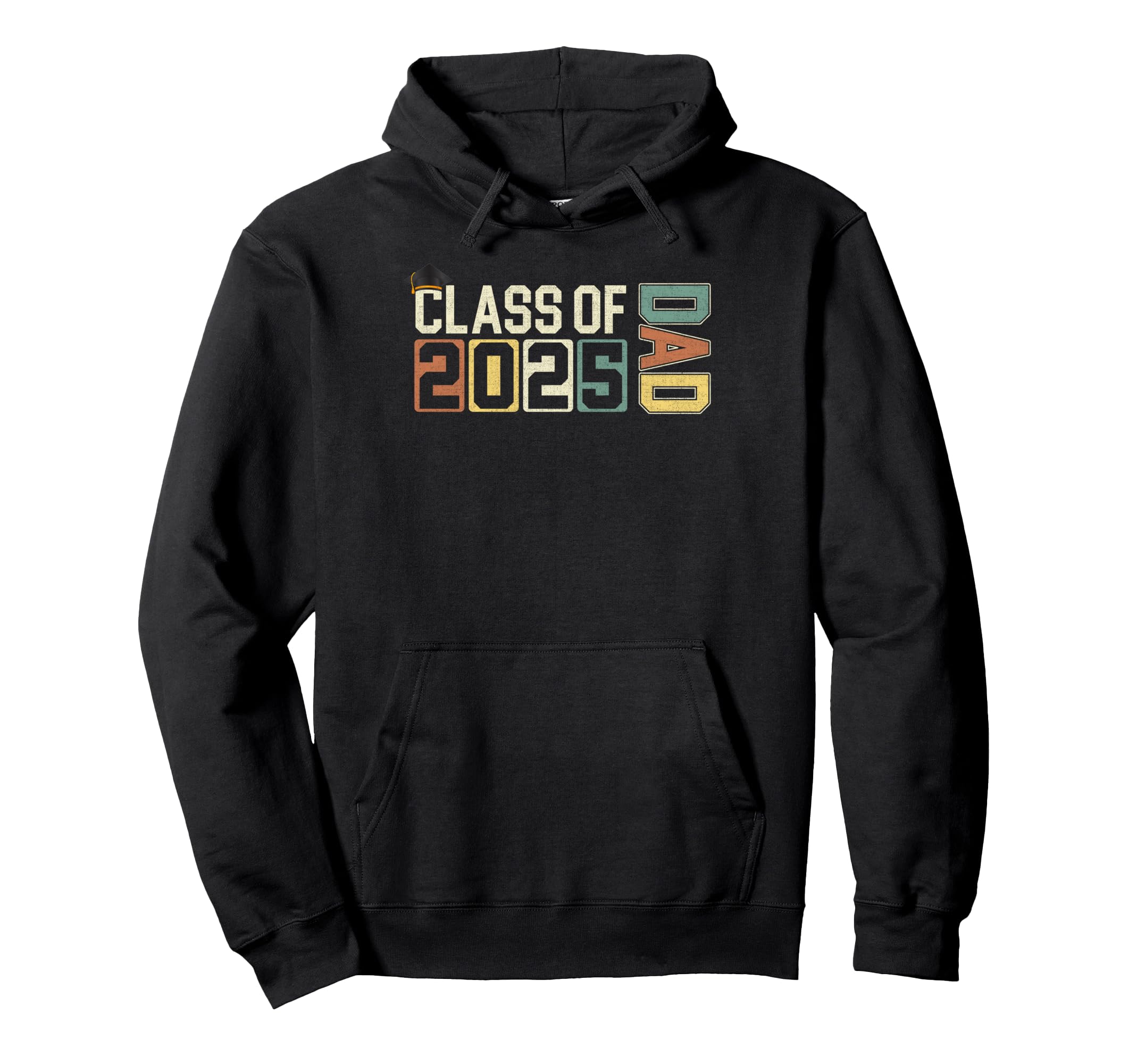 Dad Senior 2025 Proud Dad Class 2025 Hoodie - Custom Art Print for Adults - T-Shirt, Sweatshirt, Hoodie