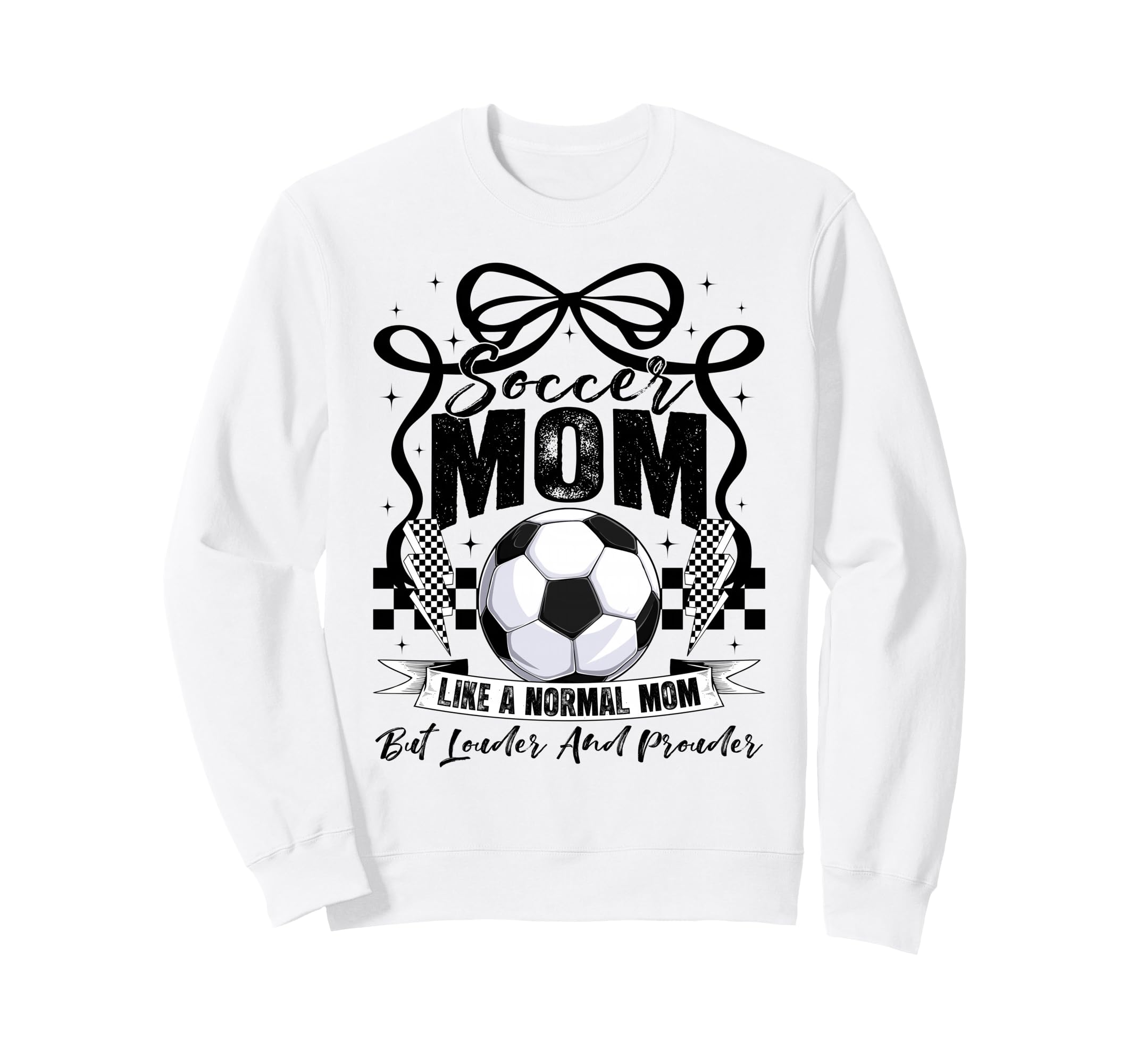 Soccer Mama Mom Soccer Lovers Sweatshirt - Fun Novelty Design Men Women - T-Shirt, Sweatshirt, Hoodie