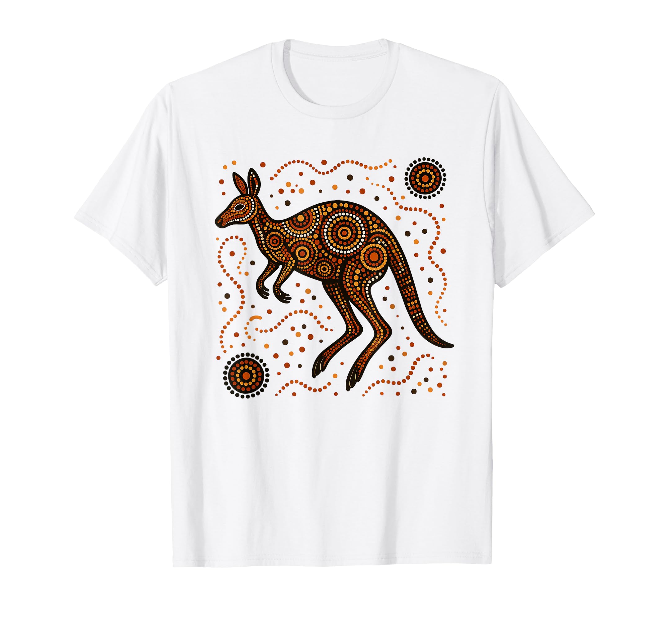 Australian Aboriginal Kangaroo T-Shirt - Streetwear Style for Adults - T-Shirt, Sweatshirt, Hoodie