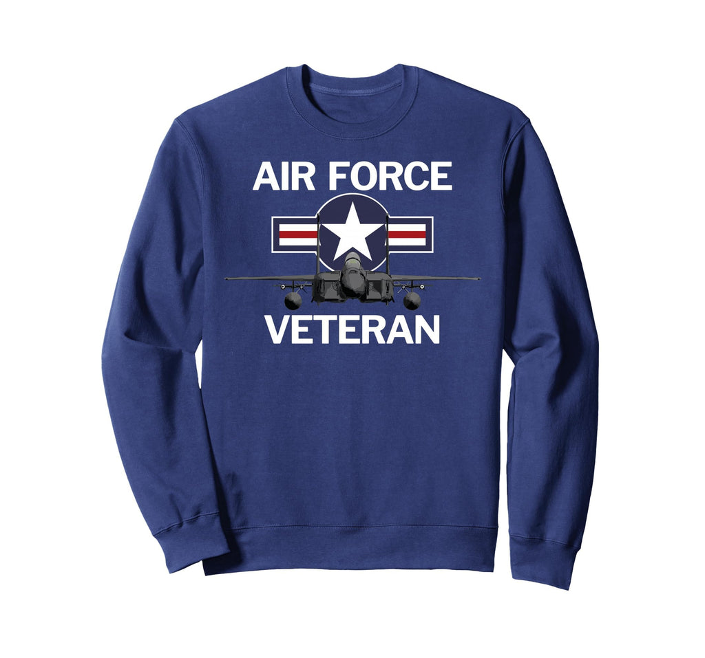 Air Force Veteran Roundel And Jet Sweatshirt - Unique Graphic Men Women - T-Shirt, Sweatshirt, Hoodie