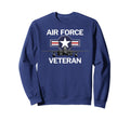Air Force Veteran Roundel And Jet Sweatshirt - Unique Graphic Men Women - T-Shirt, Sweatshirt, Hoodie