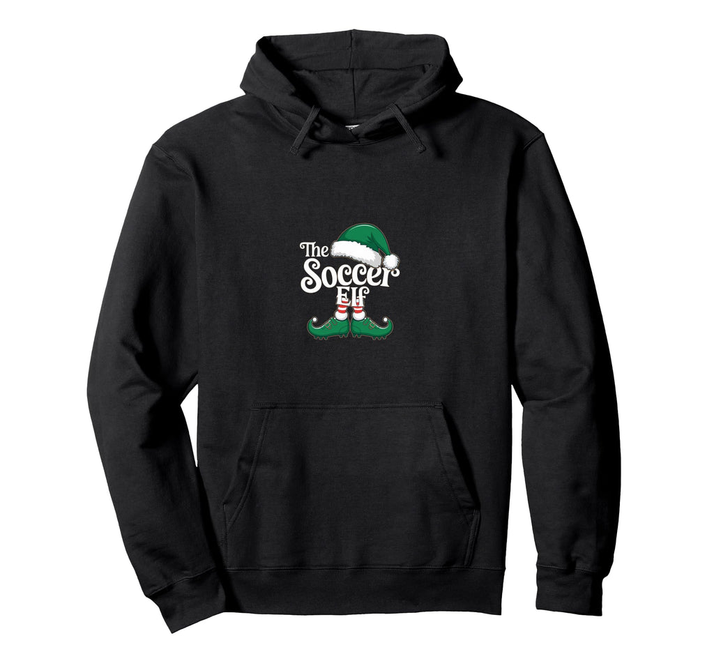 Soccer Elf Matching Family Soccer Elf Hoodie - Aesthetic Graphic Men Women - T-Shirt, Sweatshirt, Hoodie