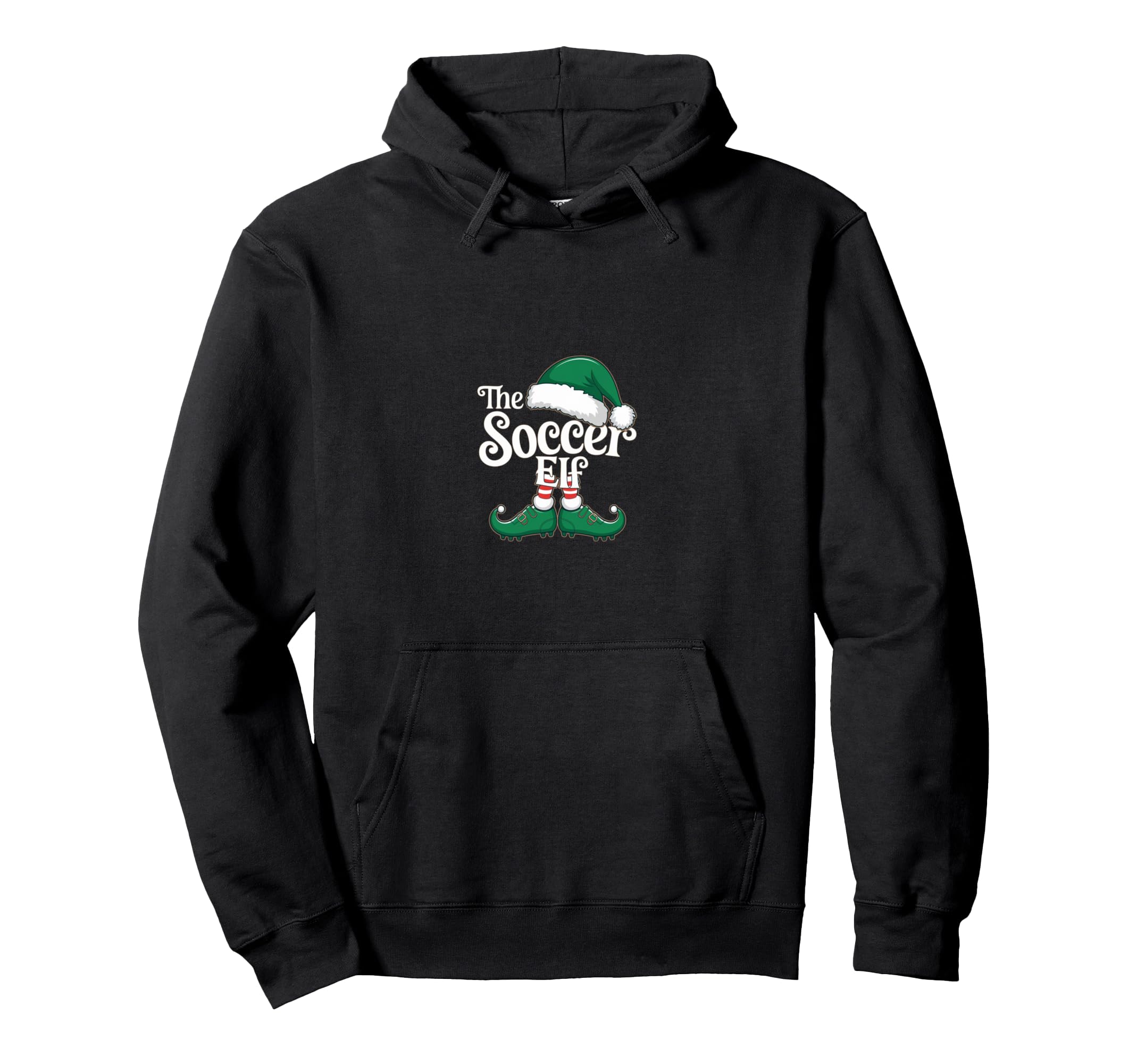 Soccer Elf Matching Family Soccer Elf Hoodie - Aesthetic Graphic Men Women - T-Shirt, Sweatshirt, Hoodie
