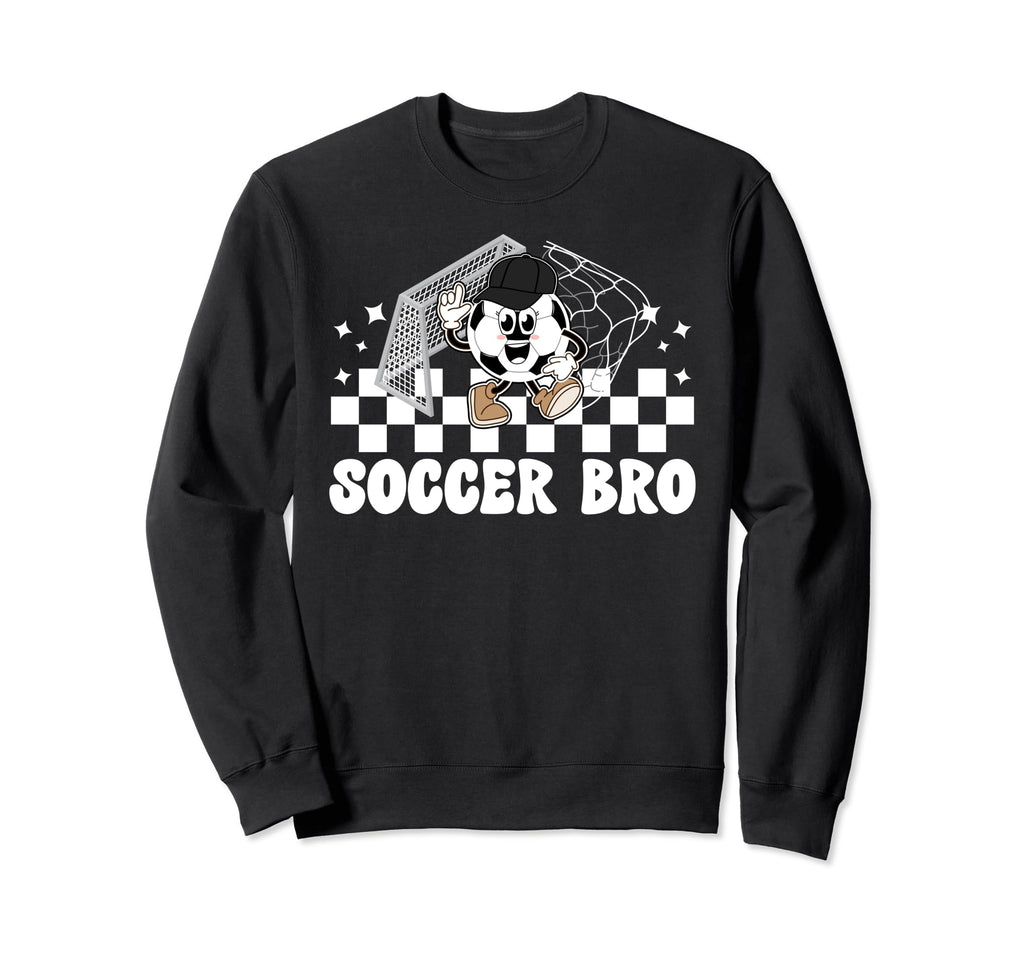 Soccer Bro Best Soccer Brother Sweatshirt - Custom Art Print for Adults - T-Shirt, Sweatshirt, Hoodie