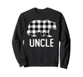 Uncle Bear Grey Buffalo Plaid Sweatshirt - Streetwear Style Men Women - T-Shirt, Sweatshirt, Hoodie