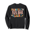 Groovy Promoted To Papa Bear Again Sweatshirt - Custom Art Print Men Women - T-Shirt, Sweatshirt, Hoodie