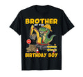 Brother Birthday Construction Excavator T-Shirt - Graphic Print for Adults - T-Shirt, Sweatshirt, Hoodie