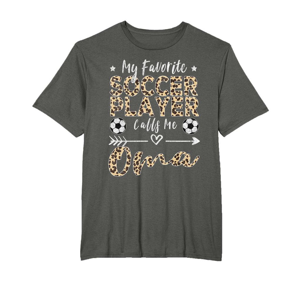 My Favorite Soccer Player Calls Me Oma T-Shirt - Trendy Graphic for Adults - T-Shirt, Sweatshirt, Hoodie