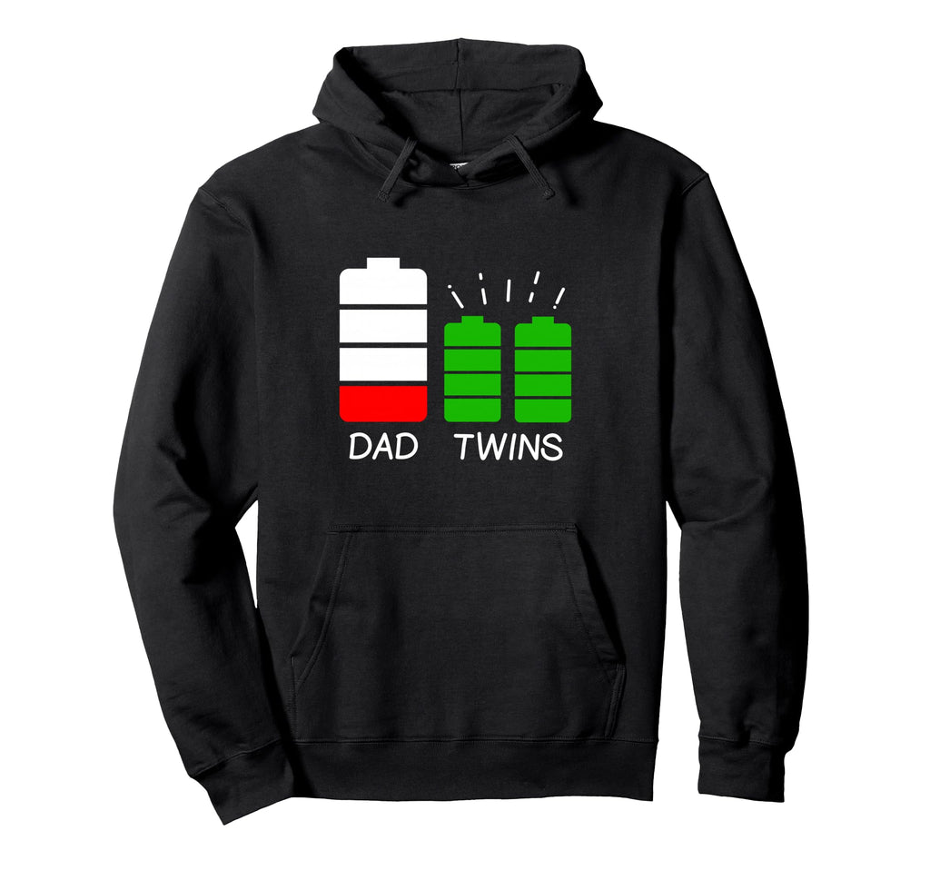 Funny Dad From Twins Father Hoodie - Graphic Print for Adults - T-Shirt, Sweatshirt, Hoodie
