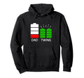 Funny Dad From Twins Father Hoodie - Graphic Print for Adults - T-Shirt, Sweatshirt, Hoodie