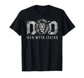 Dad Myth Legend Lion Distressed T-Shirt - Casual Everyday Wear Men Women - T-Shirt, Sweatshirt, Hoodie