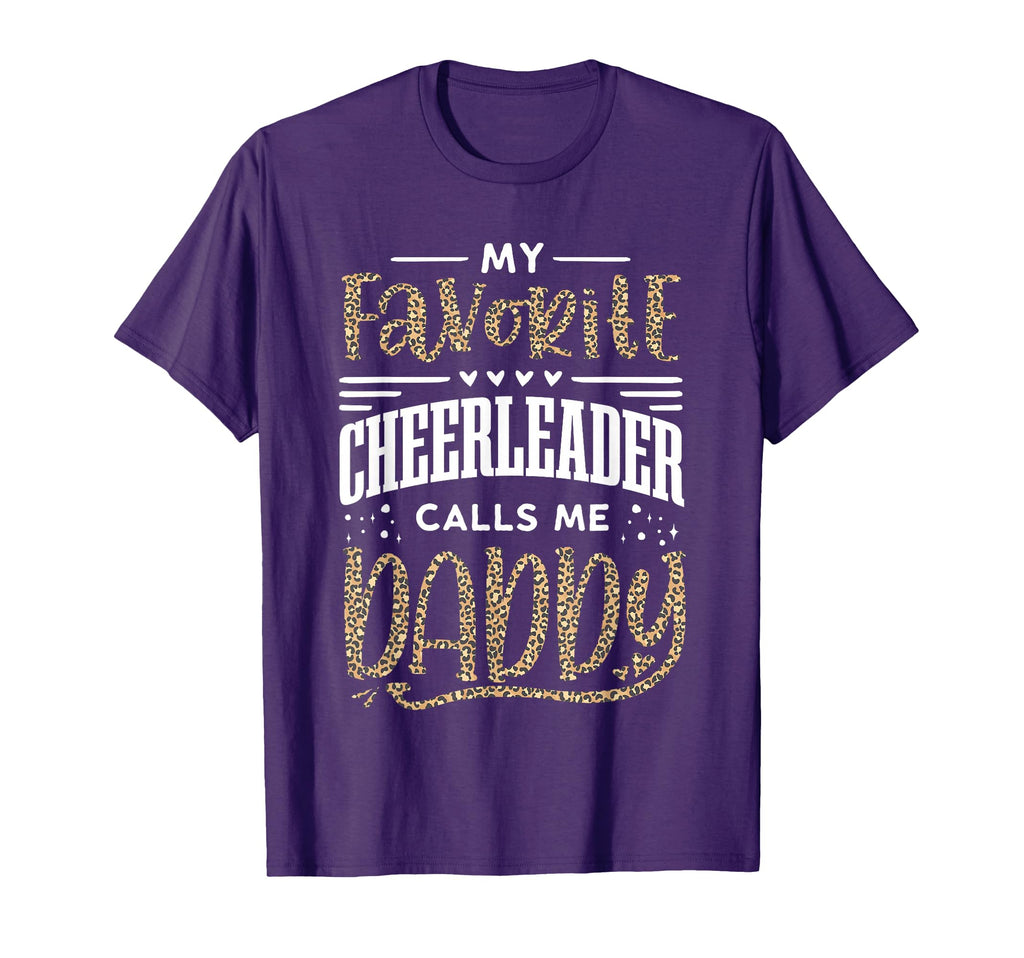 Funny Cheerleading Daughter T-Shirt - Casual Everyday Wear Men Women - T-Shirt, Sweatshirt, Hoodie