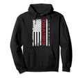 Us Flag Fathers Day Gramps Father Hoodie - Minimalist Print for Adults - T-Shirt, Sweatshirt, Hoodie